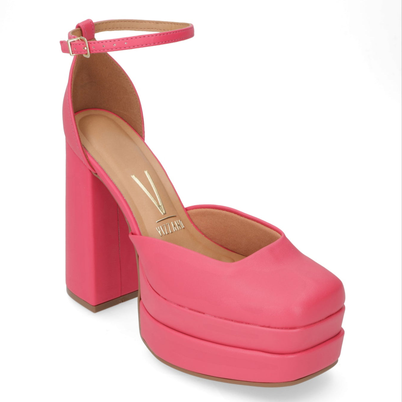 Maxi Plataforma Vizzano Pink Gloss 34 / Fucsia