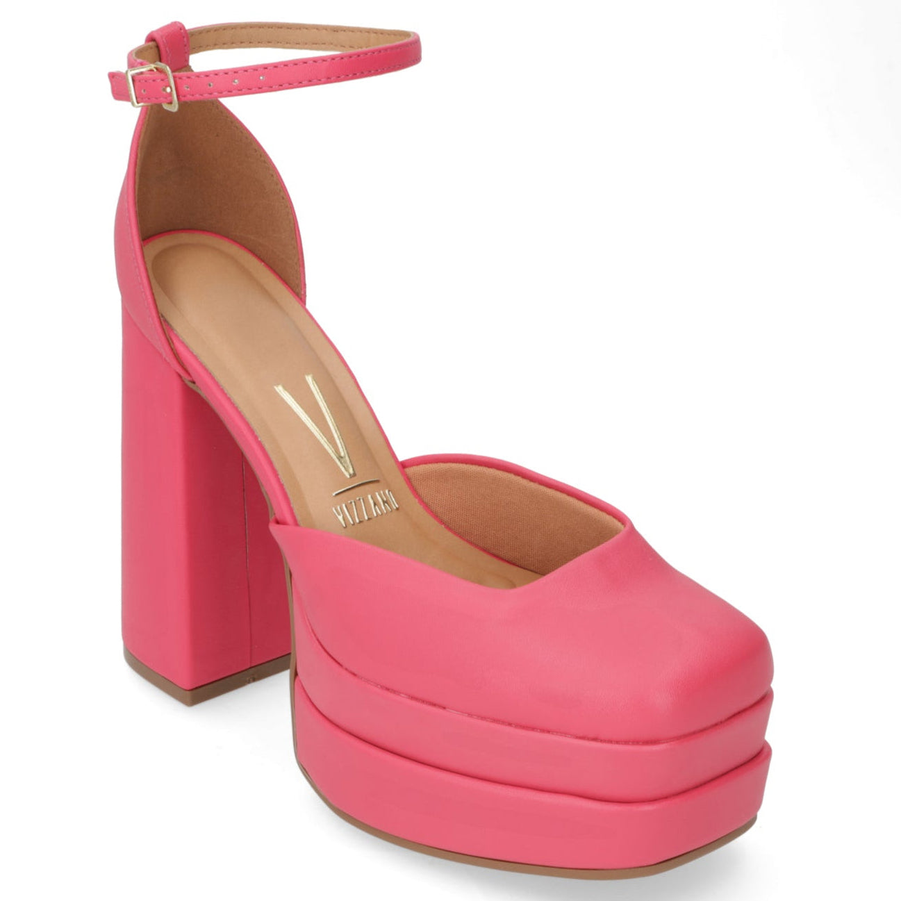 Maxi Plataforma Vizzano Pink Gloss 34 / Fucsia