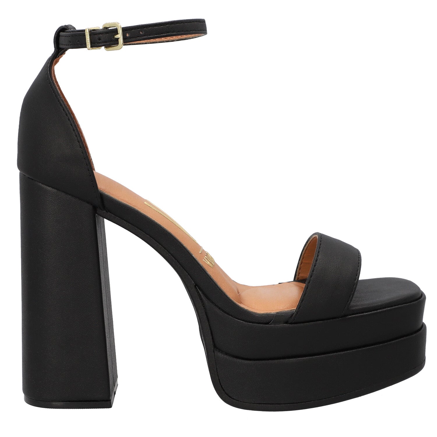 Sandalia Maxi Plataforma Vizzano EcoCuero Negro 1395-103-7286-15745