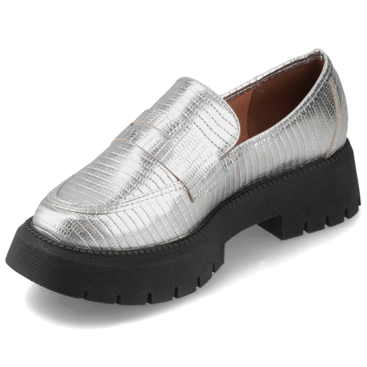 Mocasin Plateado Vizzano