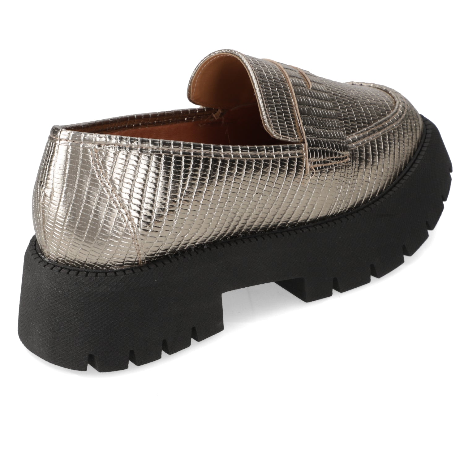Mocasin Mujer Vizzano Metalizados Dorado