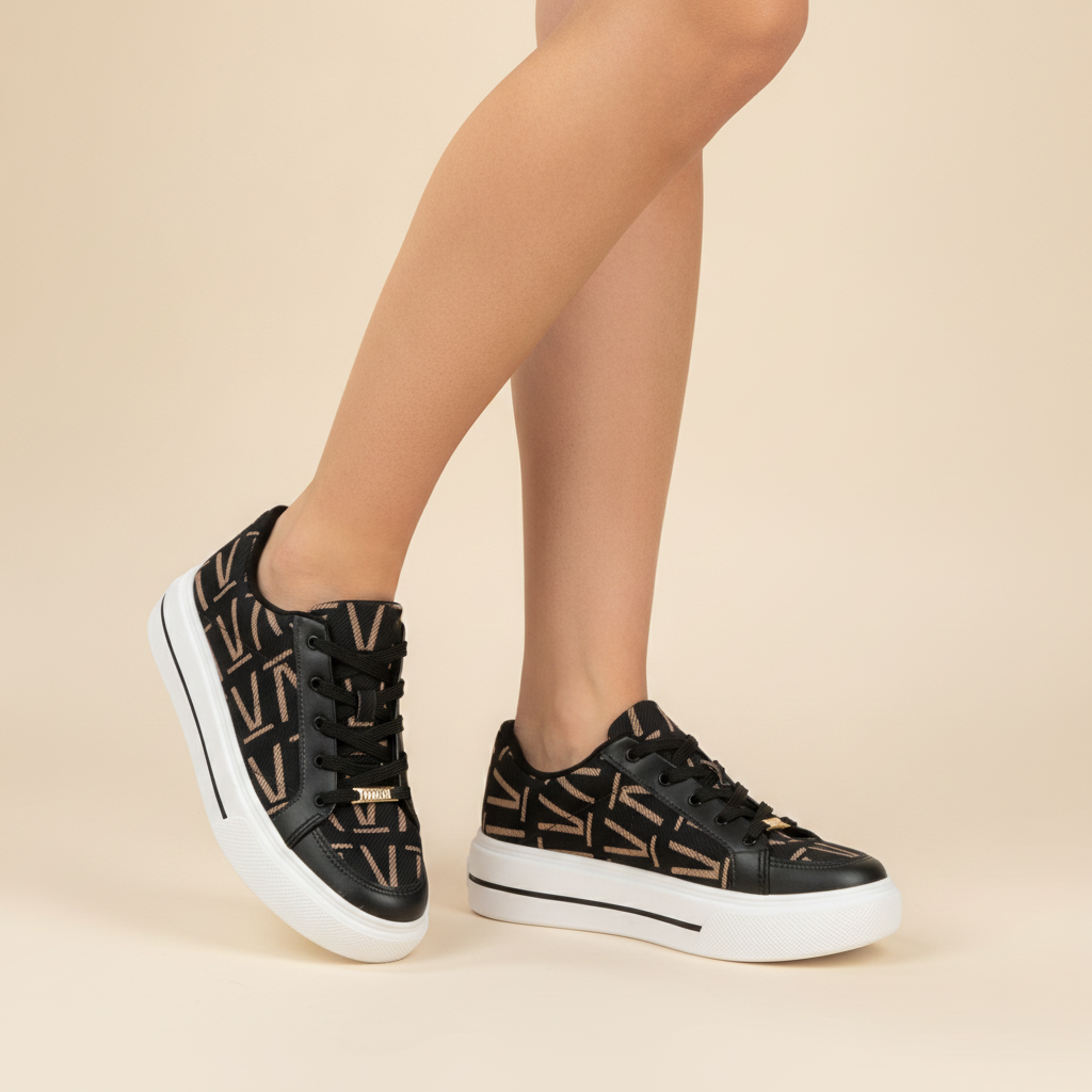 Zapatilla Negra Vizzano
