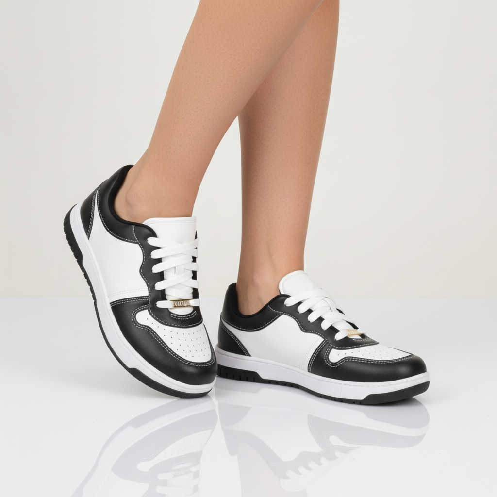 Zapatilla Casual Mujer Vizzano Negro