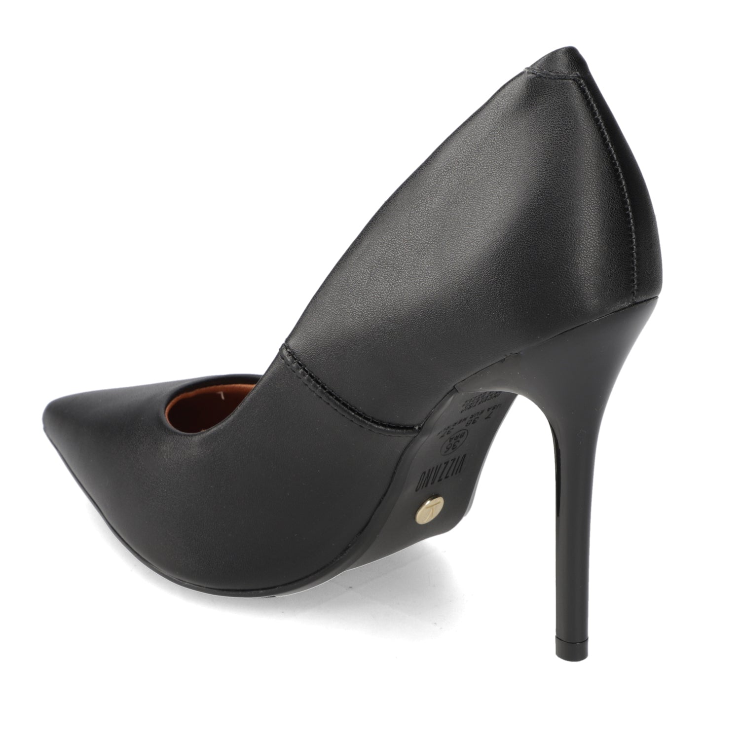 Zapato Taco Aguja Stilleto Vizzano Eco Cuero Negro 35 / Negro