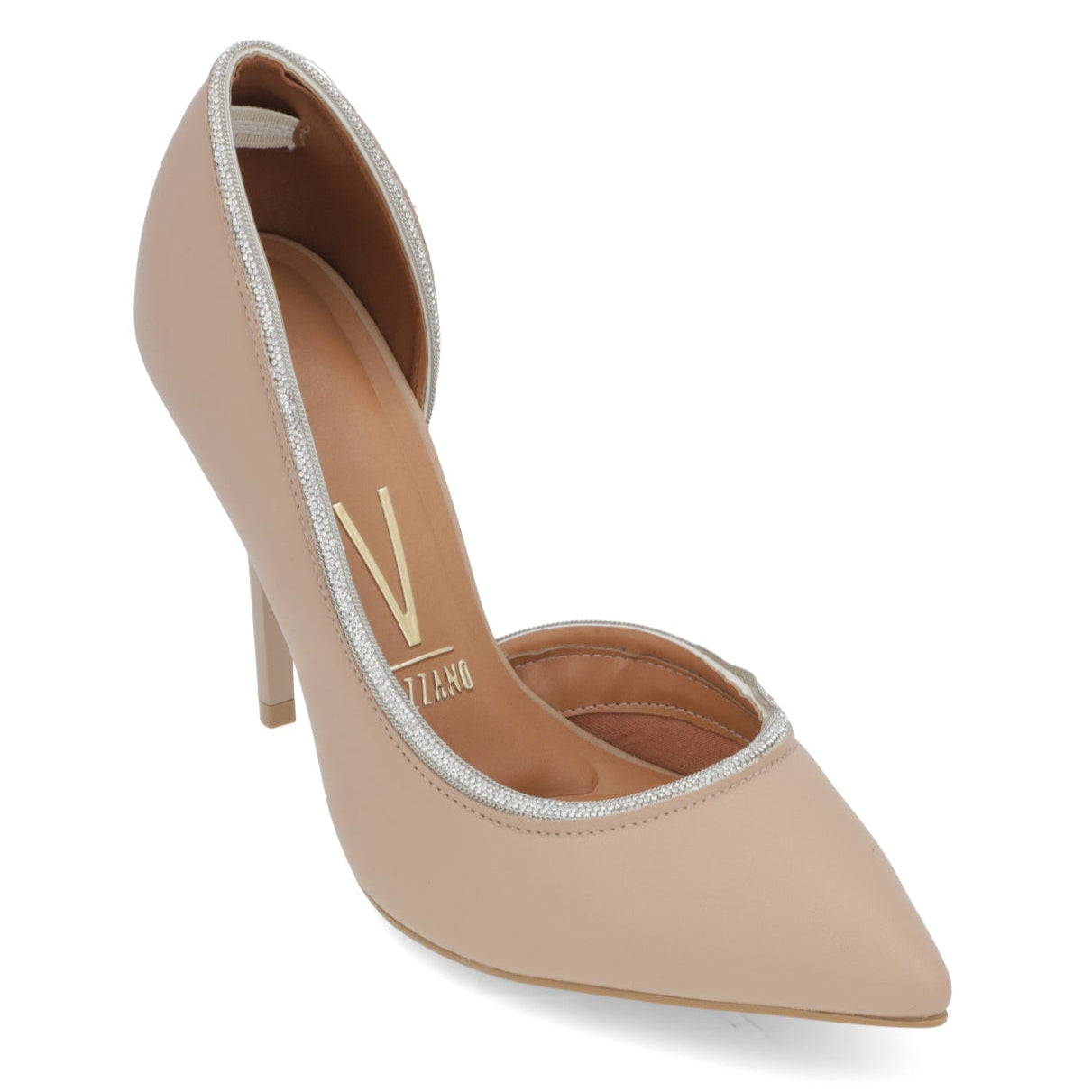 Stiletto Taco Aguja Eco Cuero Beige 40 / Beige