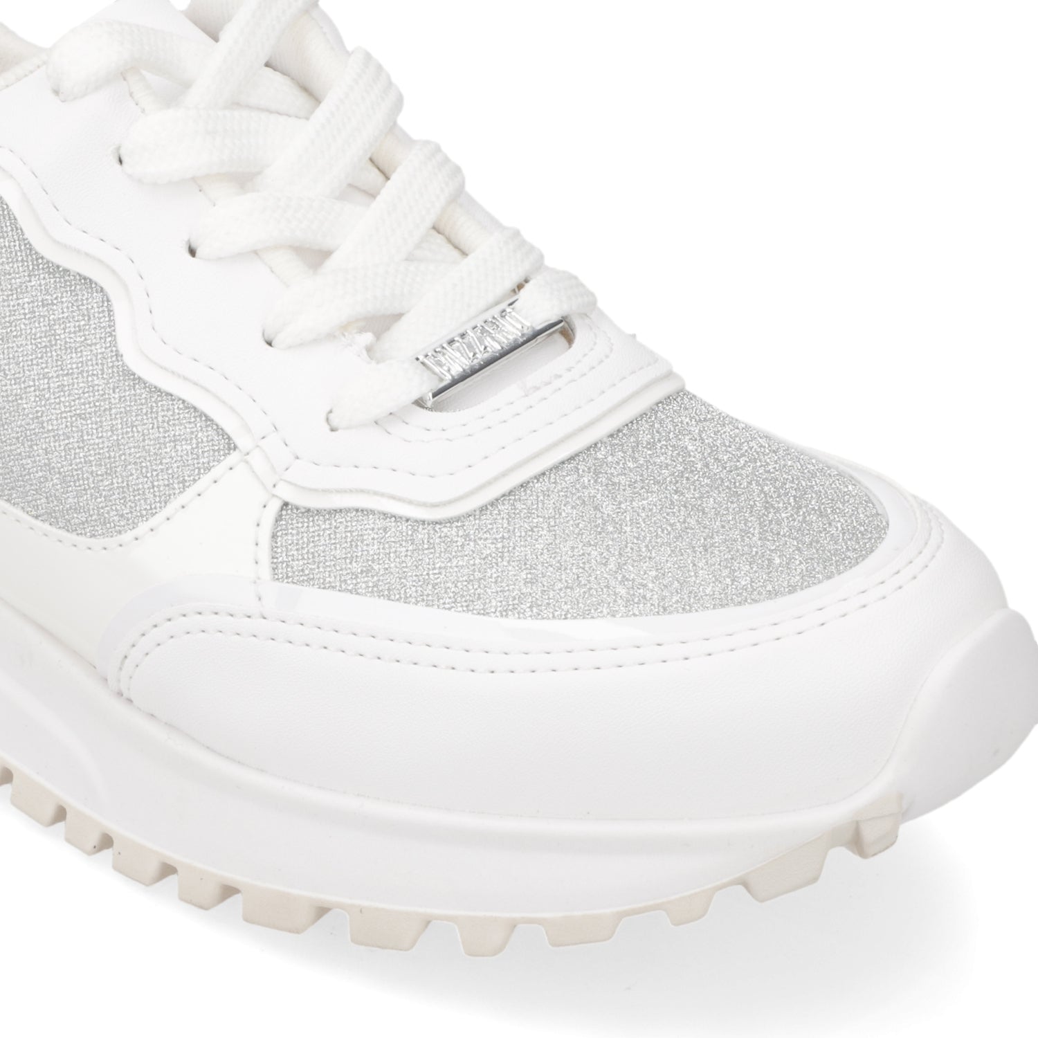 Zapatilla Casual Glitter Blanca