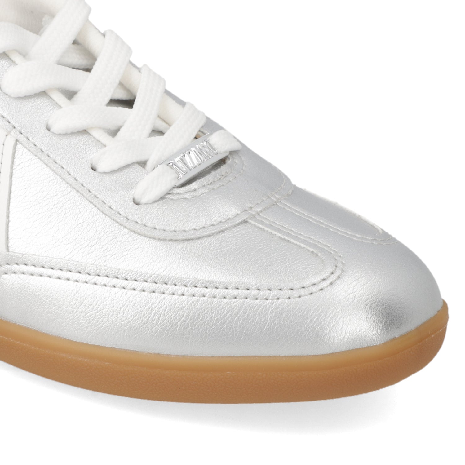 Zapatilla Casual Eco Cuero Metalizada Vizzano Plateada 35 / Plateado