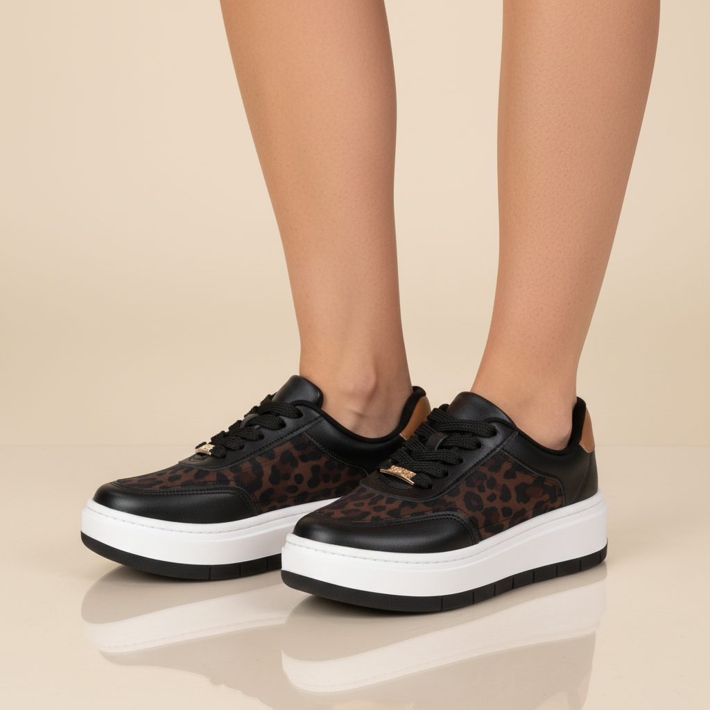 Zapatilla Casual Animal Print Vizzano