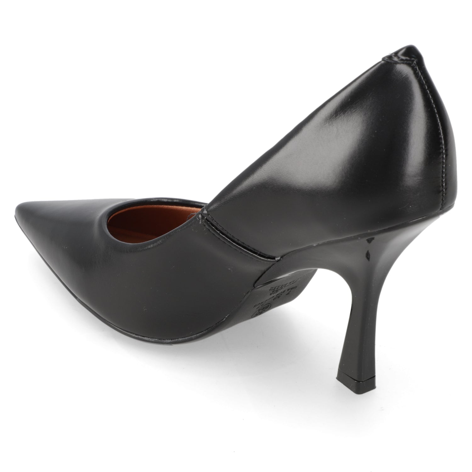 Stiletto Taco Aguja Alto Negro Vizzano Ecocuero 34 / Negro