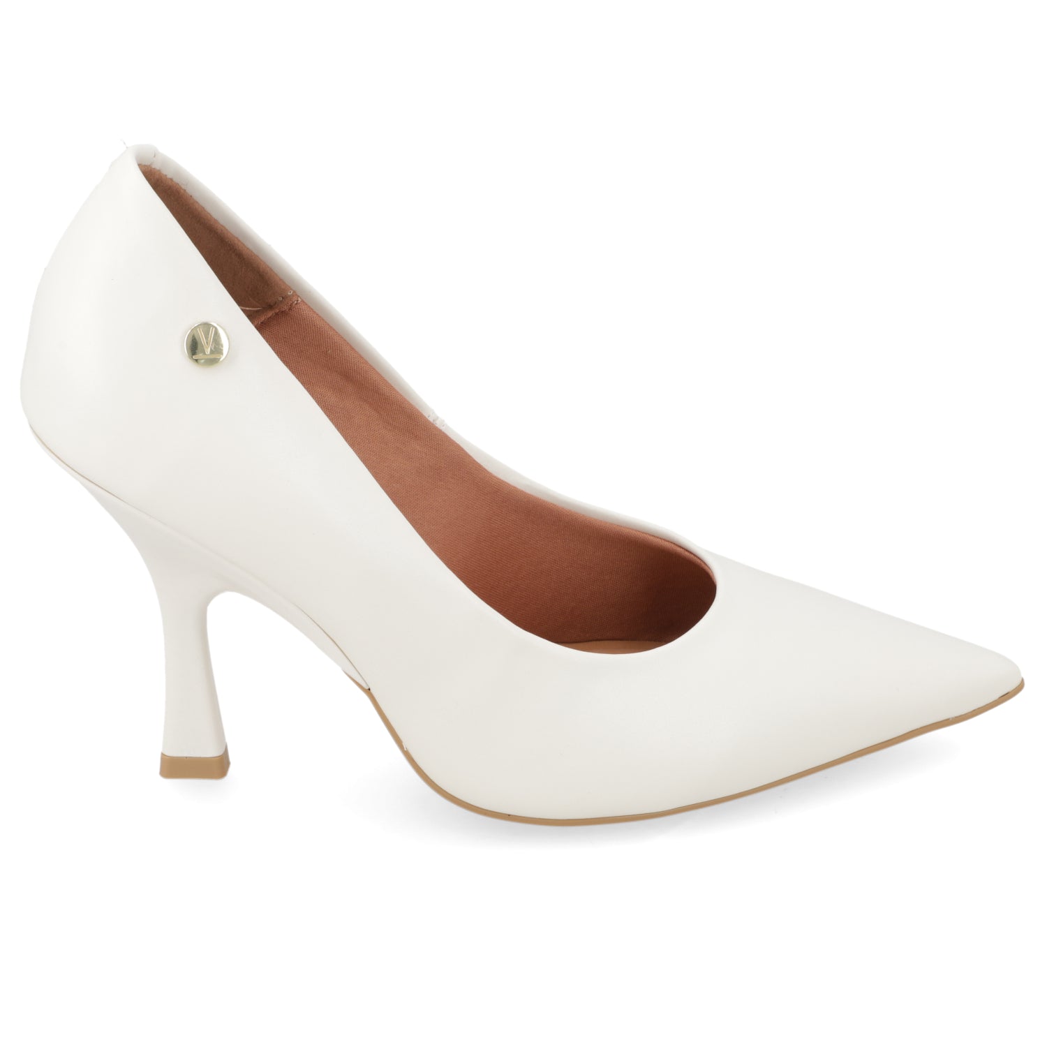 Stiletto Taco Aguja Alto Blanco OFF Vizzano Ecocuero 34 / Blanco OFF