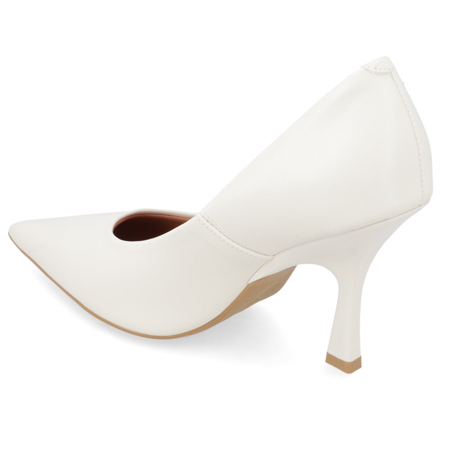 Stiletto Taco Aguja Alto Blanco OFF Vizzano Ecocuero 34 / Blanco OFF