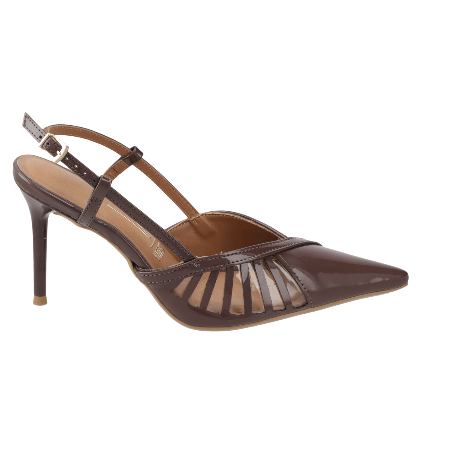 Zapato Mujer Destalonado con Tiras Café 35 / Chocolate