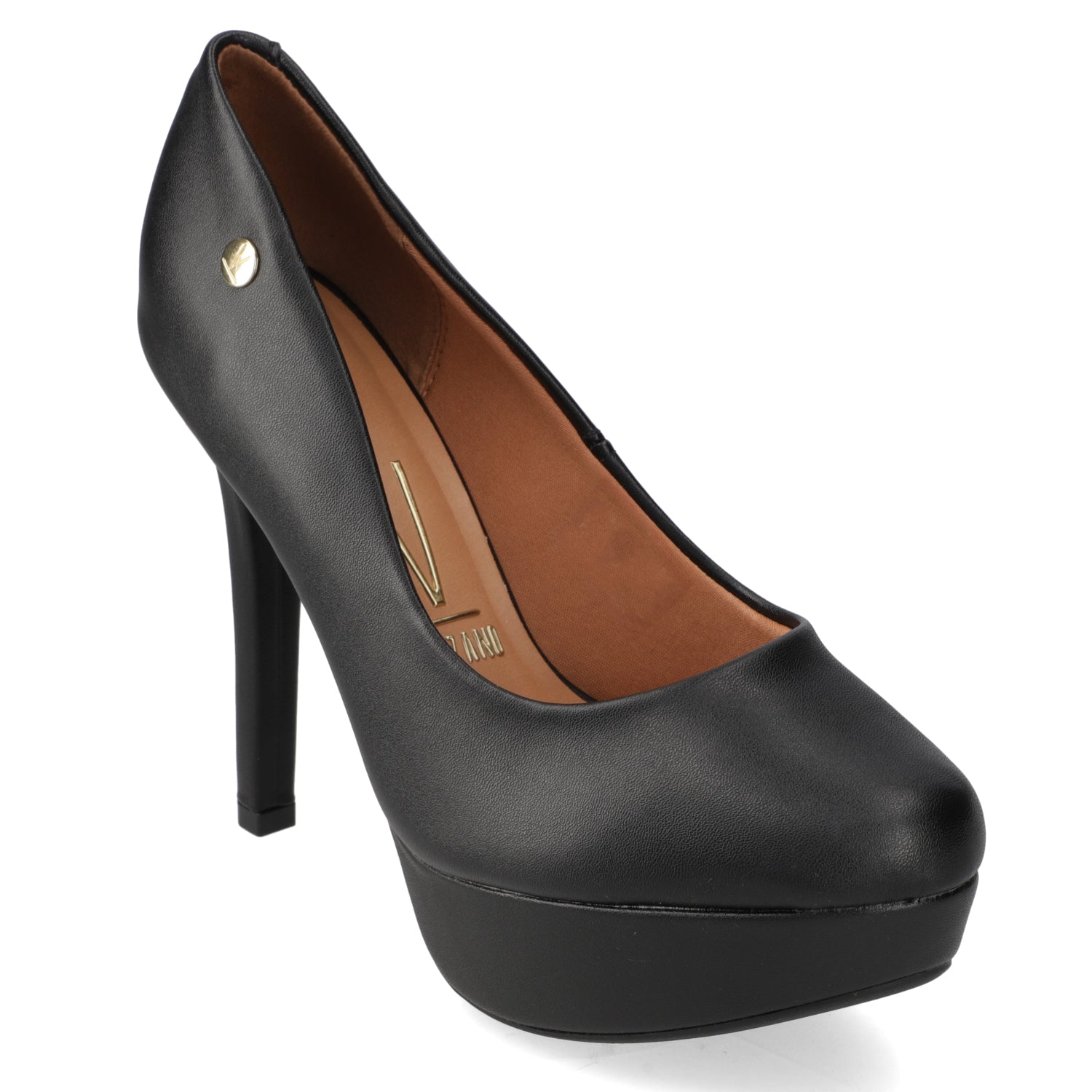 Zapato Taco Plataforma Vizzano EcoCuero Negro 34 / Negro
