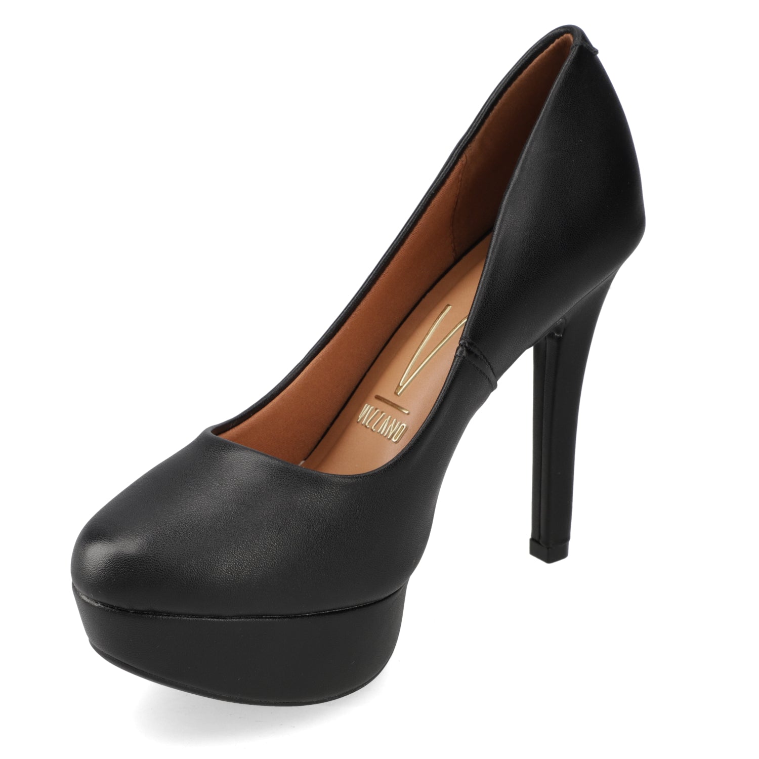 Zapato Taco Plataforma Vizzano EcoCuero Negro 34 / Negro