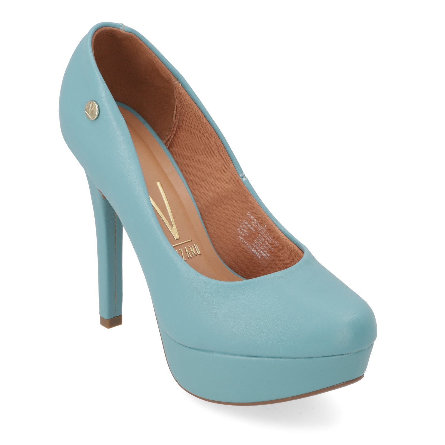 Zapato Taco Plataforma Vizzano Verde Jade