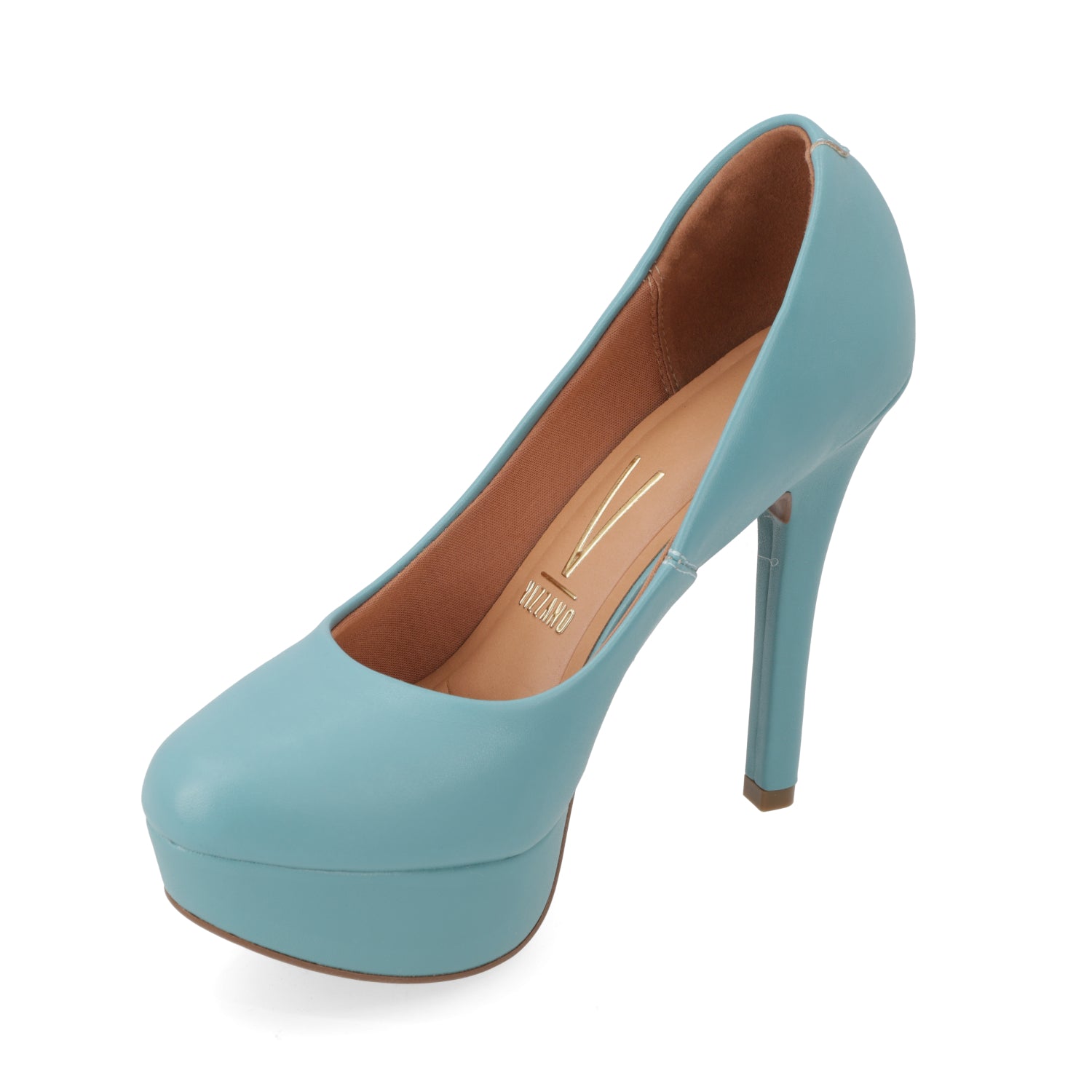Zapato Taco Plataforma Vizzano Verde Jade