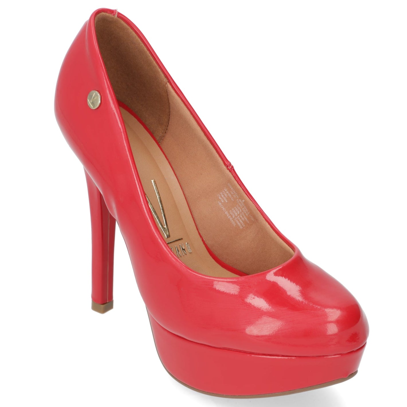 Zapato Taco Plataforma Vizzano Rojo 34 / Rojo