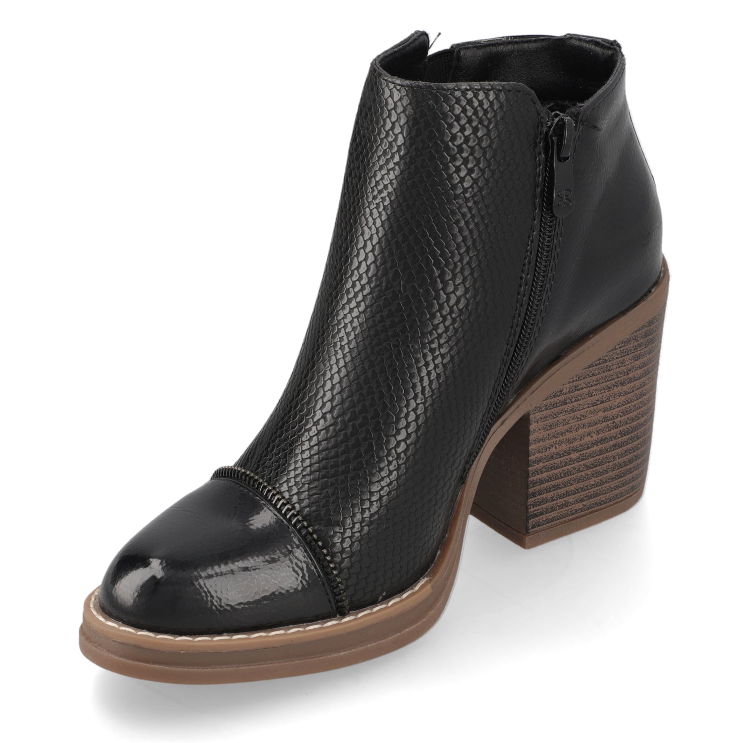 Botín Negro New Walk 35 / Negro