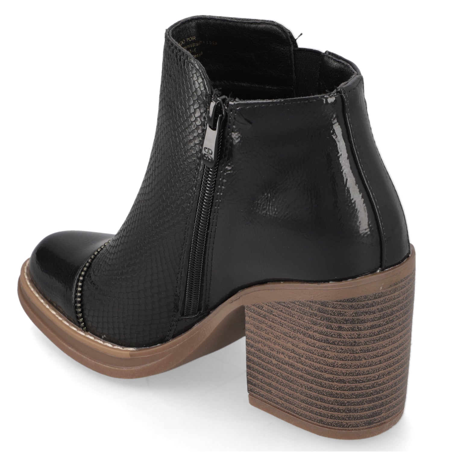 Botín Negro New Walk 35 / Negro