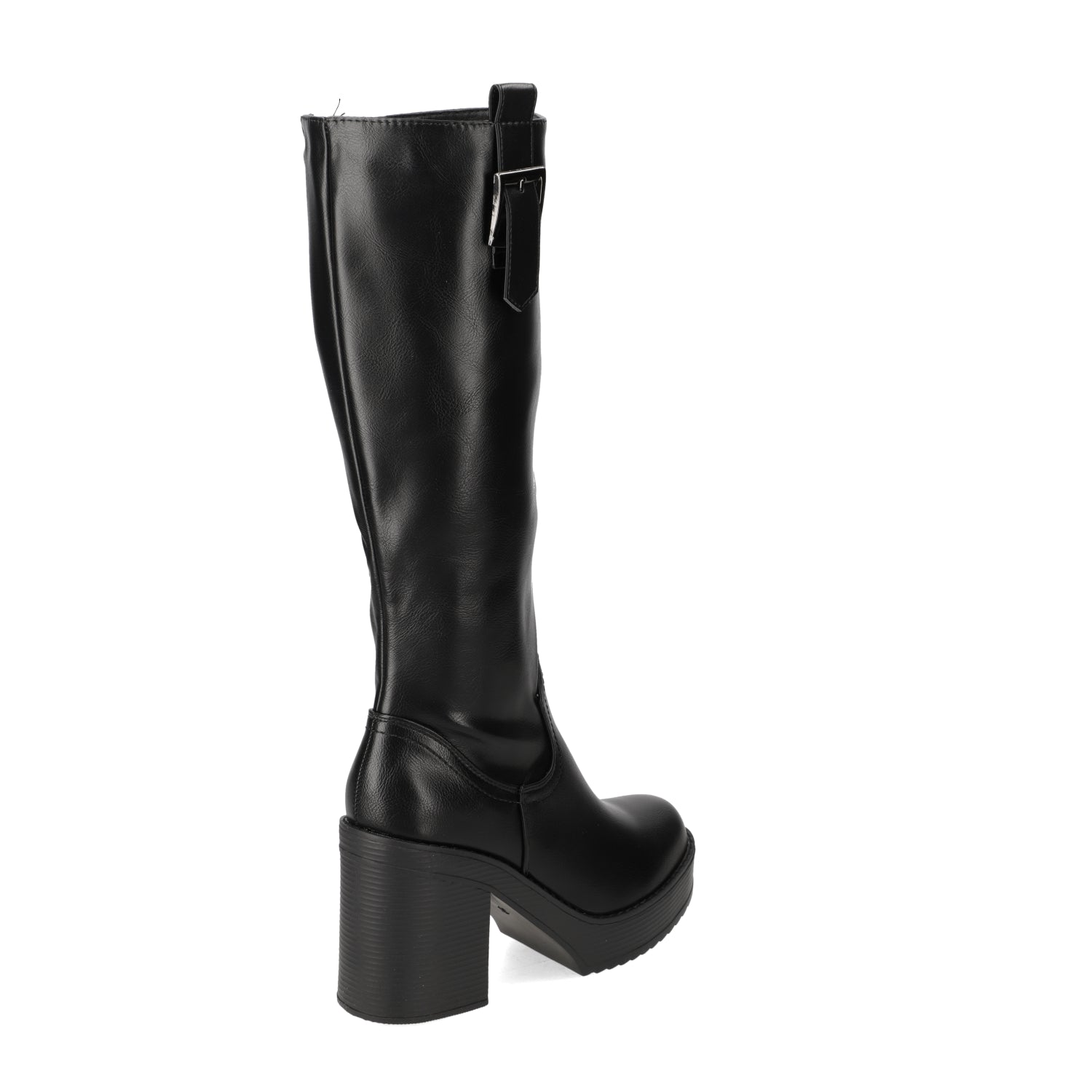 Bota Taco Ancho 10 cm Negro New Walk 35 / Negro