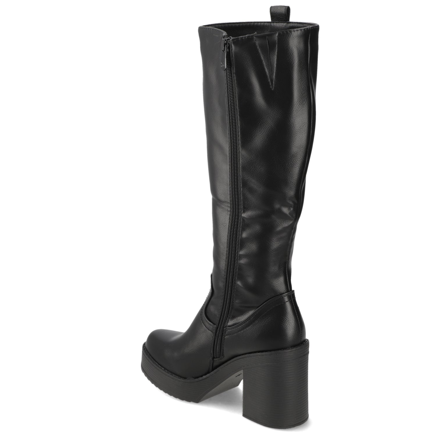 Bota Taco Ancho Negro New Walk