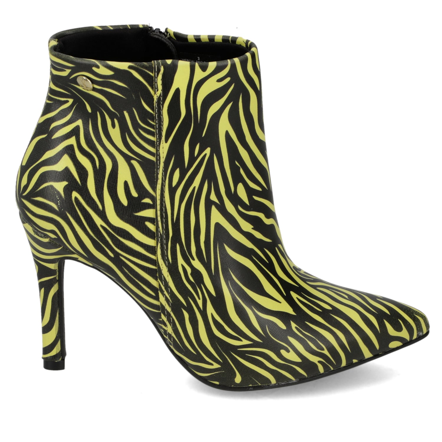 Botín Animal Print Amarillo Vizzano