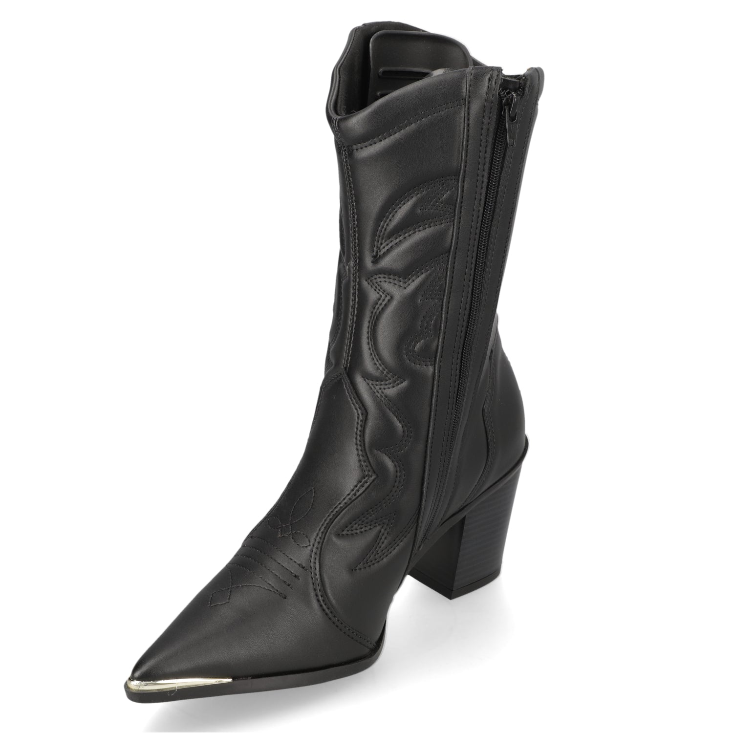 Bota Texana Negra Vizzano 35 / Negro