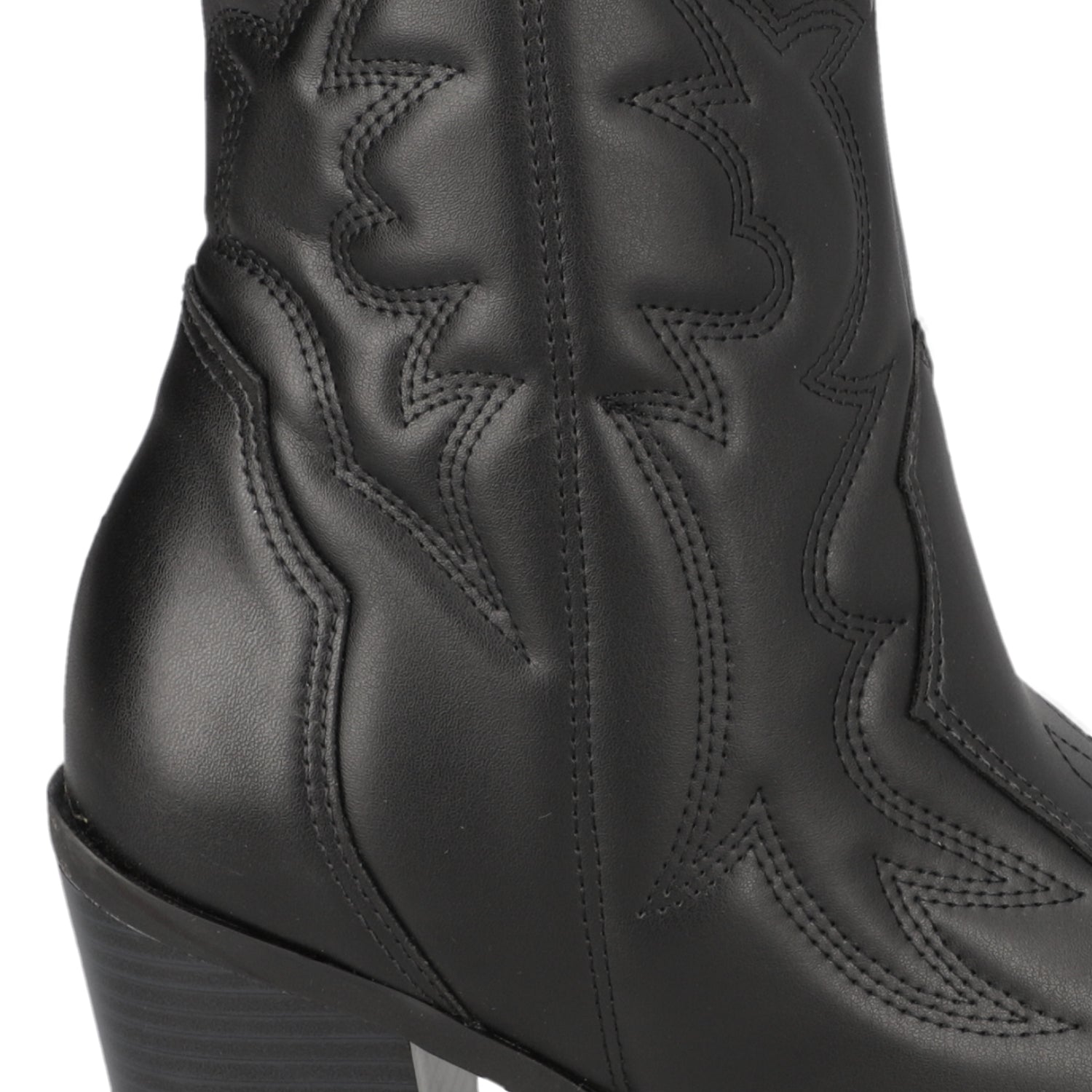 Bota Texana Negra Vizzano 35 / Negro
