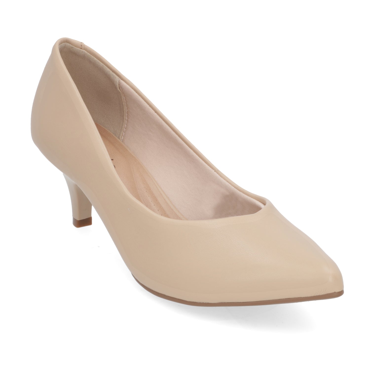 Stiletto Taco Aguja 5 cm 34 / Beige