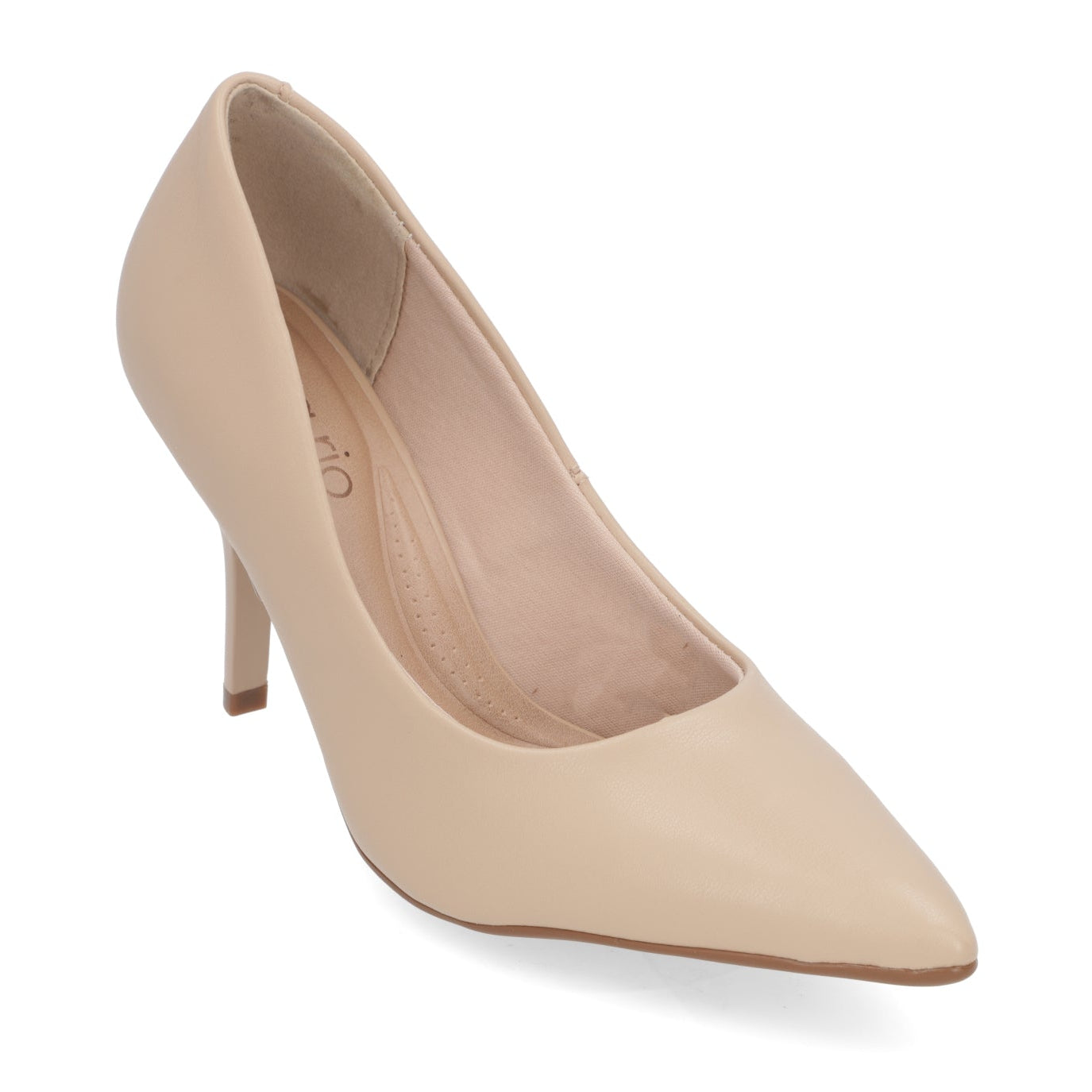 Stiletto Taco Aguja EcoCuero Beige 34 / Beige