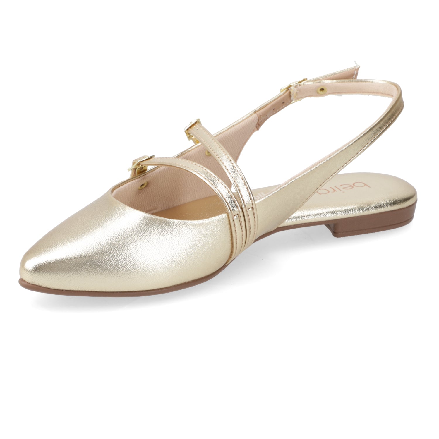Ballerina Eco Cuero Metalizada Dorado 35 / Dorado