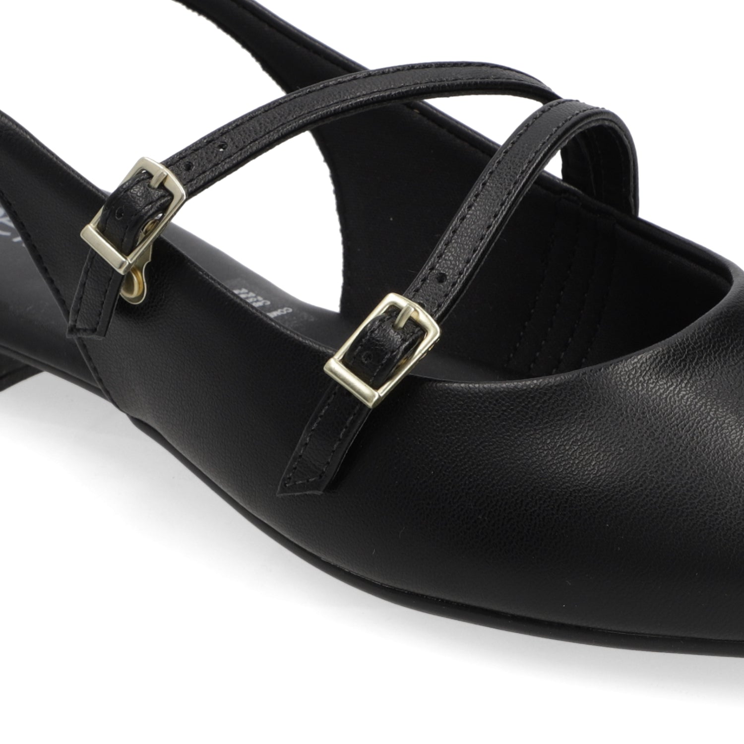Ballerina Eco Cuero Negra 35 / Negro