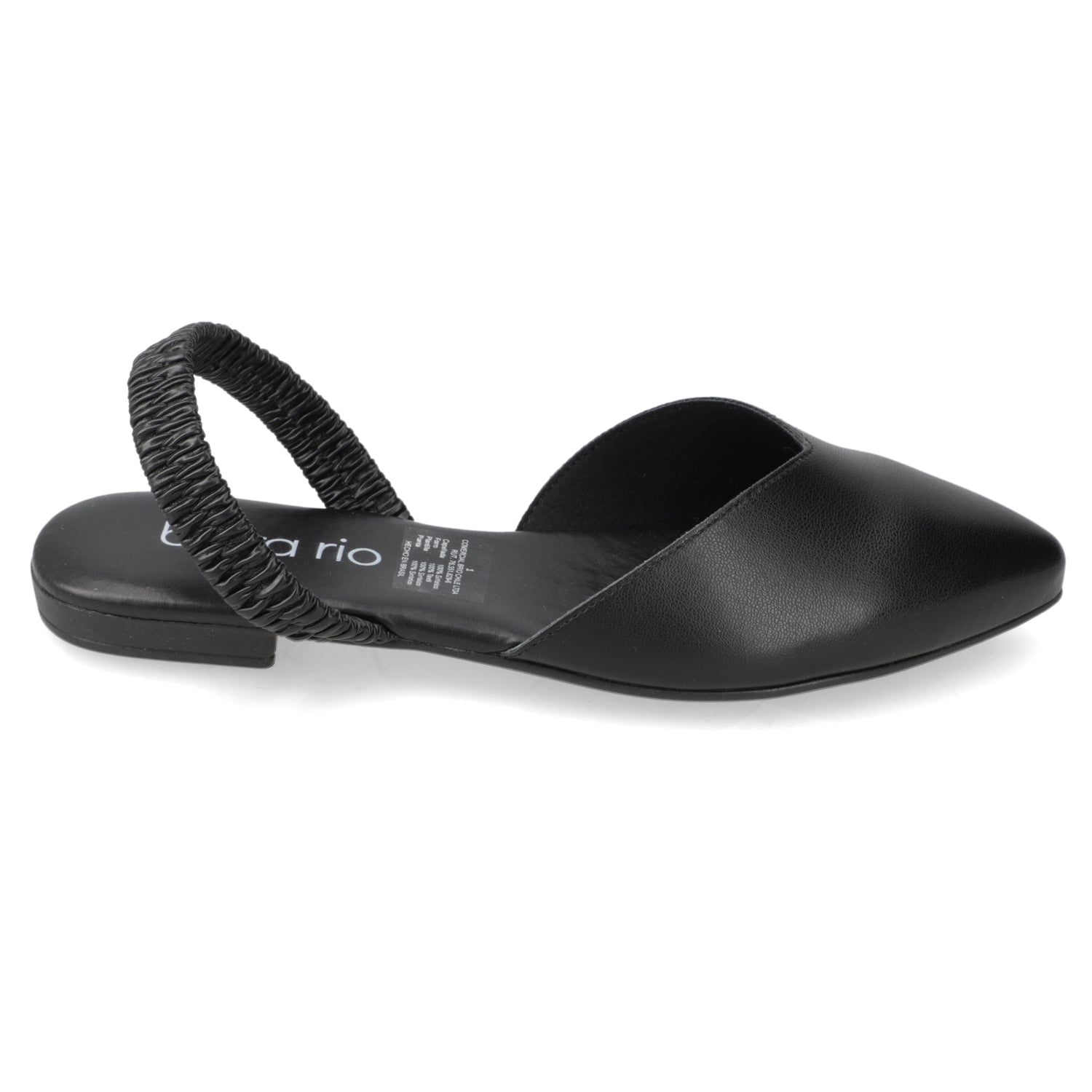 Ballerina Negro Beira Rio Ecocuero 35 / Negro