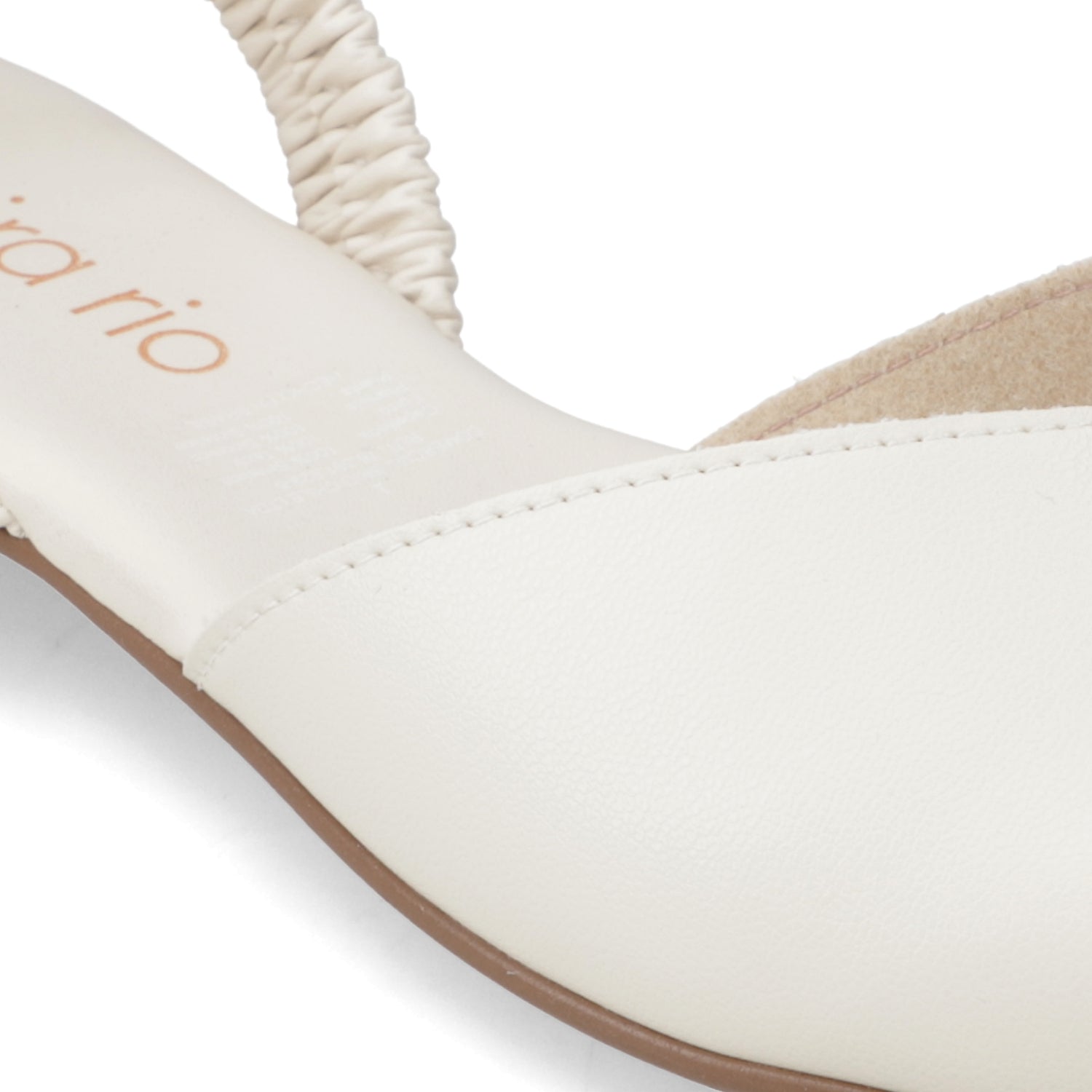 Ballerina Blanco OFF Beira Rio Ecocuero 35 / Blanco OFF