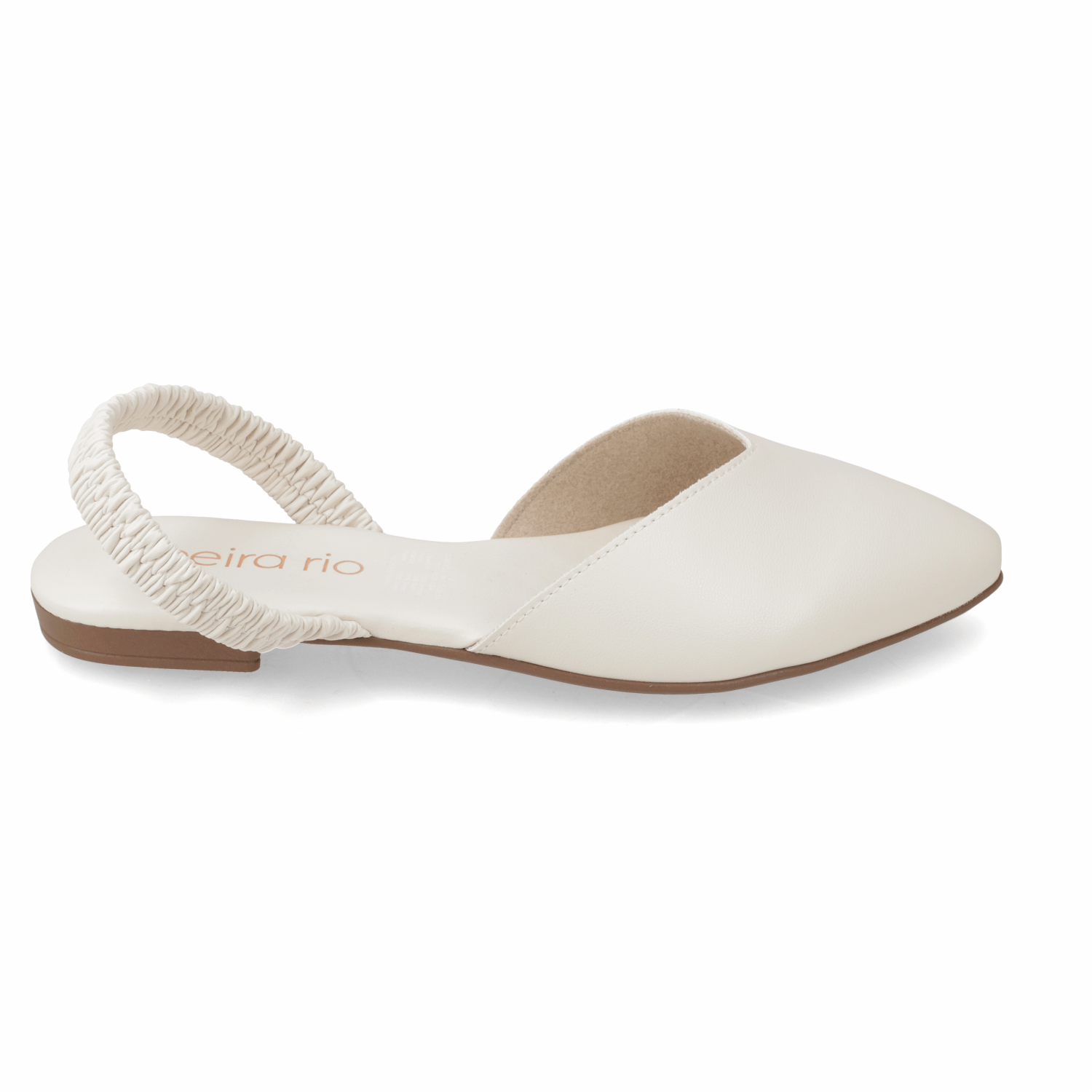 Ballerina Blanco OFF Beira Rio Ecocuero 35 / Blanco OFF