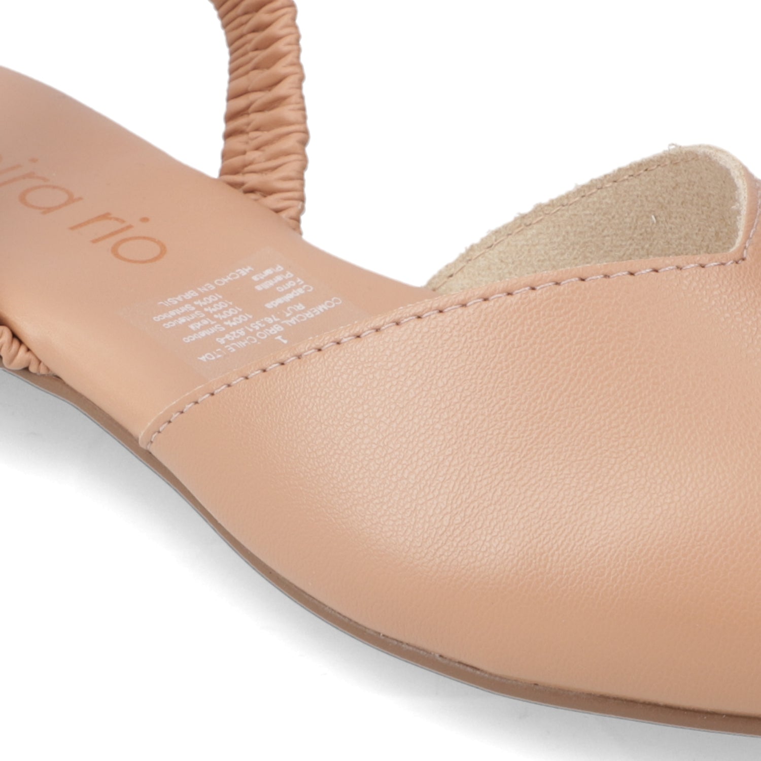 Ballerina Nude Beira Rio Ecocuero 35 / Nude