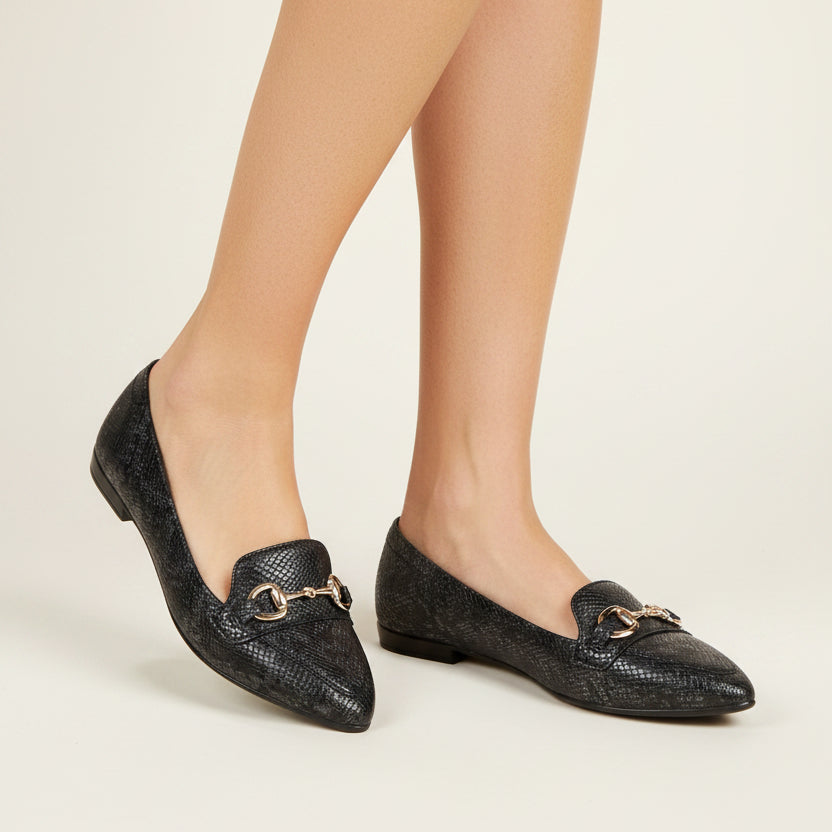 Ballerina Vizzano Croco Negro