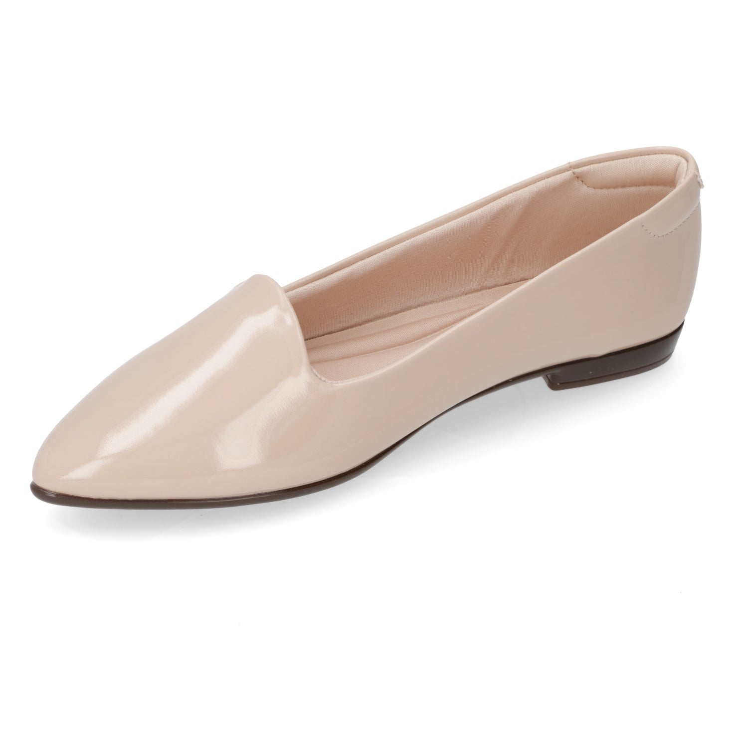 Ballerina Mujer Beira Rio Efecto Charol Beige 4136-394-6000-29452