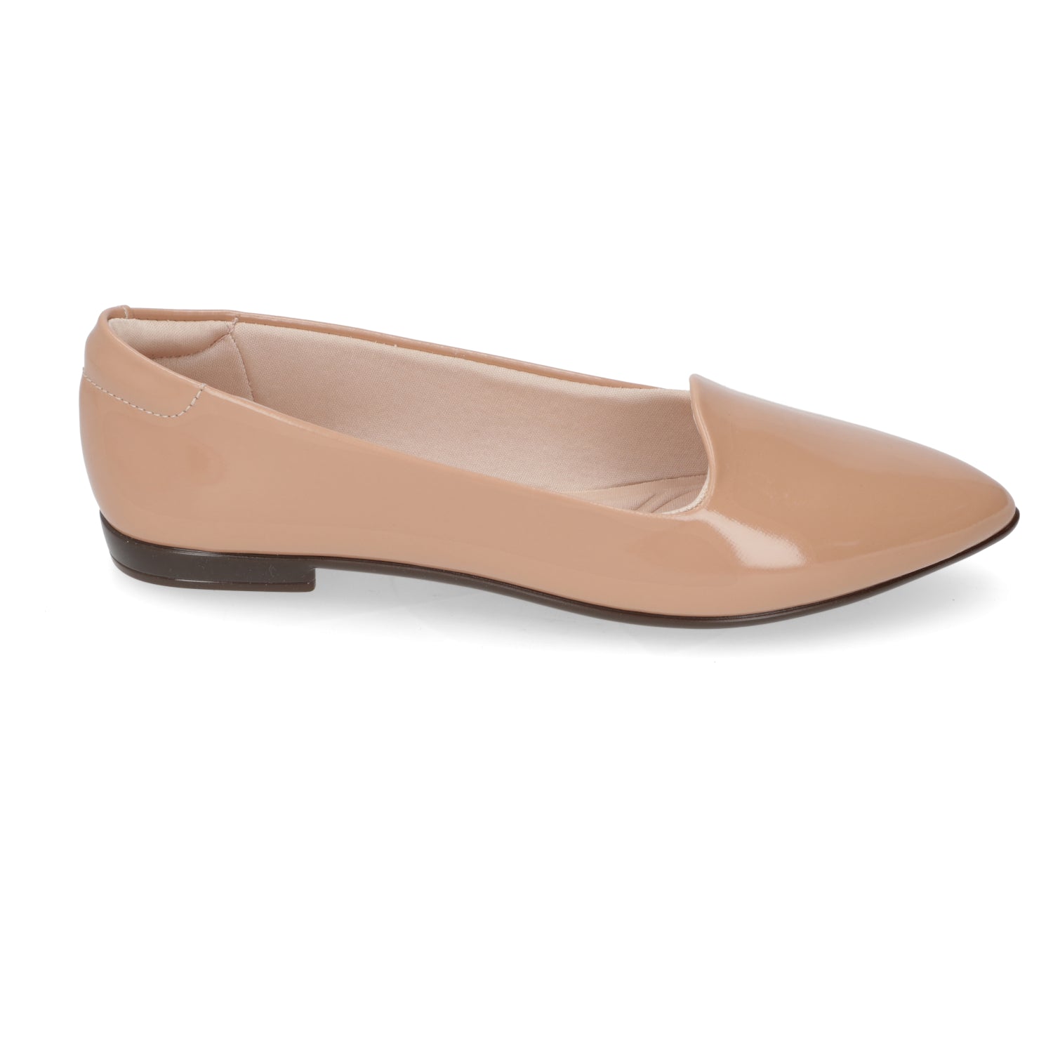 Ballerina Mujer Beira Rio Efecto Charol Nude 4136-394-6000-52531