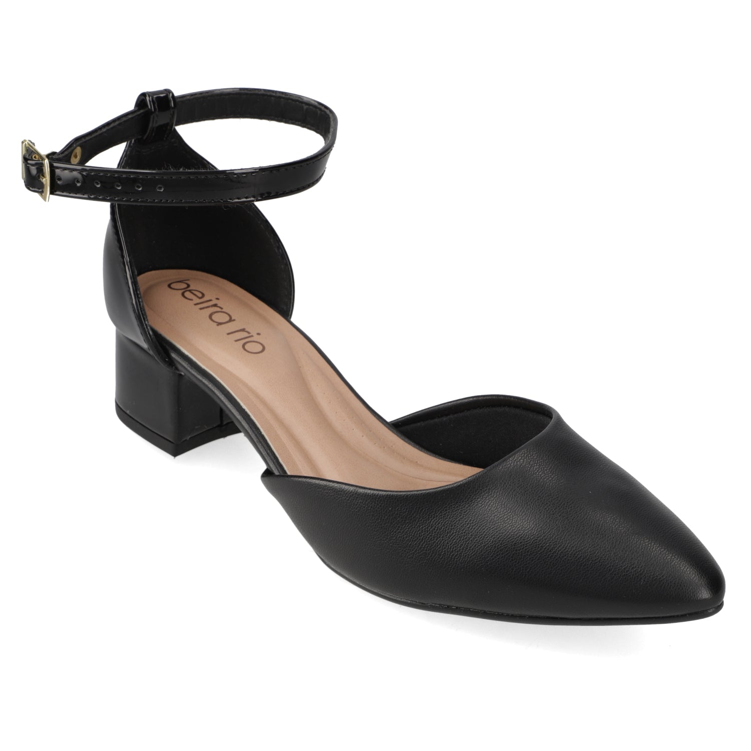 Taco Ancho Eco Cuero 34 / Negro