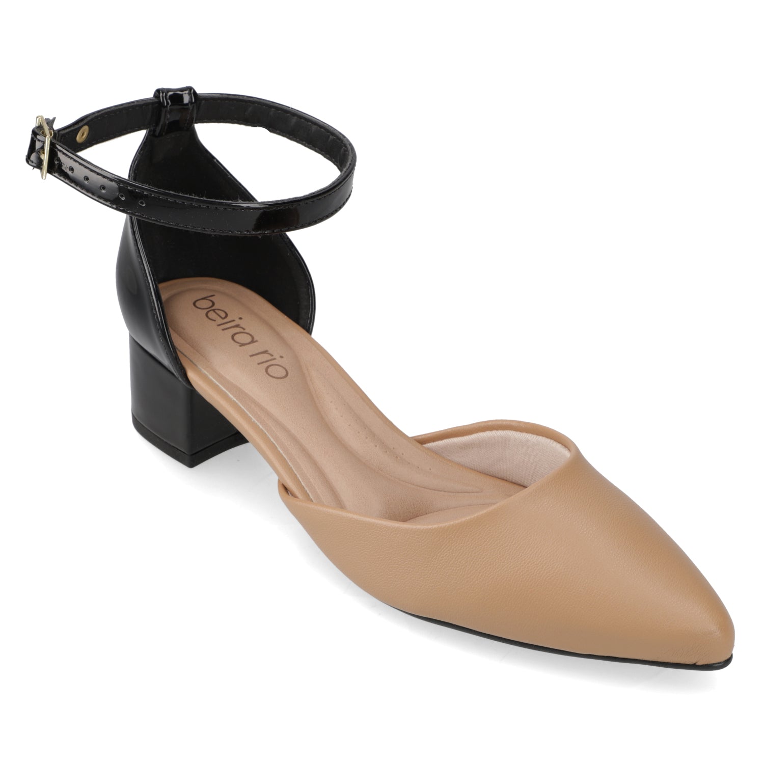 Taco Ancho Eco Cuero 34 / Beige