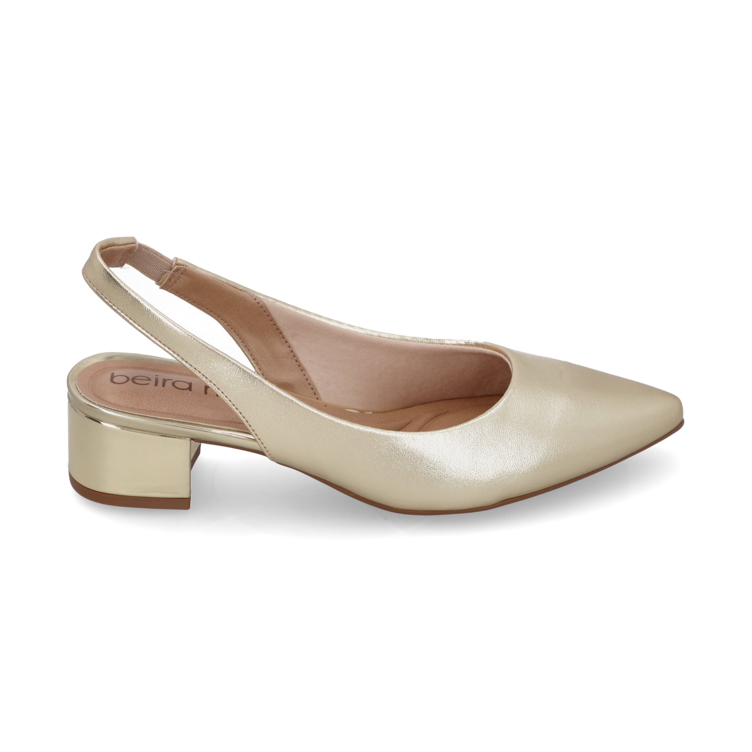 Zapato Taco Cuadrado Metalizado 4182-220-14862-66