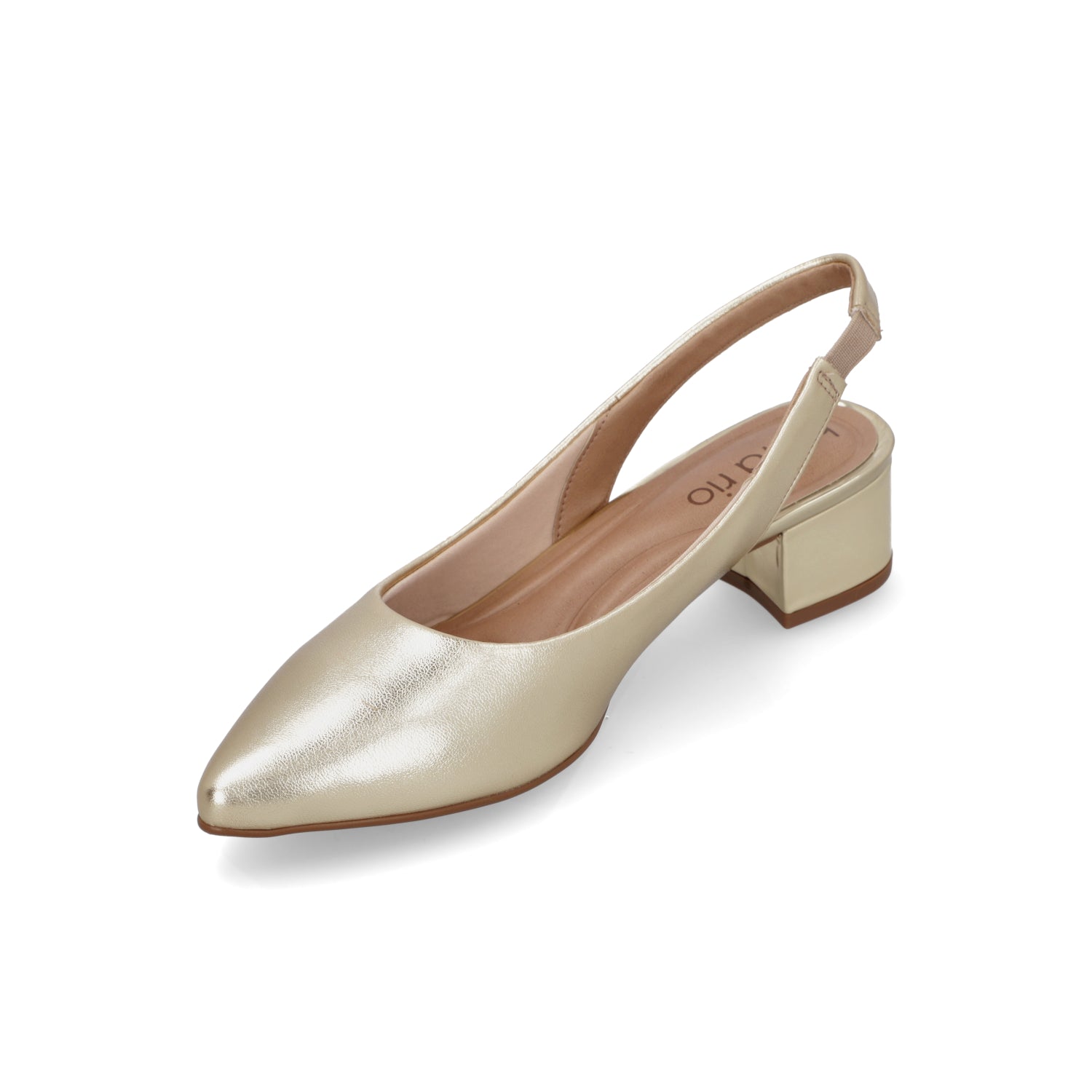 Zapato Taco Cuadrado Metalizado 4182-220-14862-66