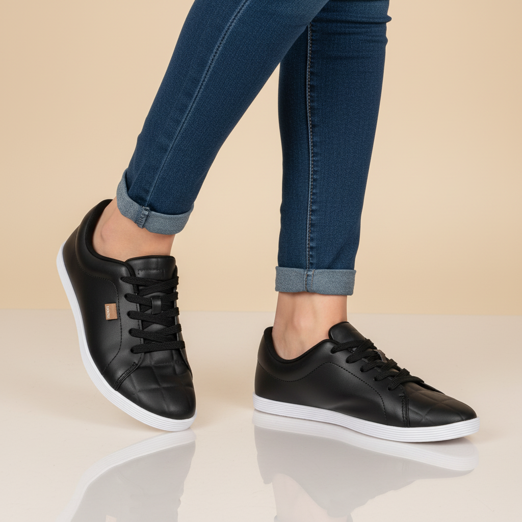 Zapatilla Casual Beira Rio Negra