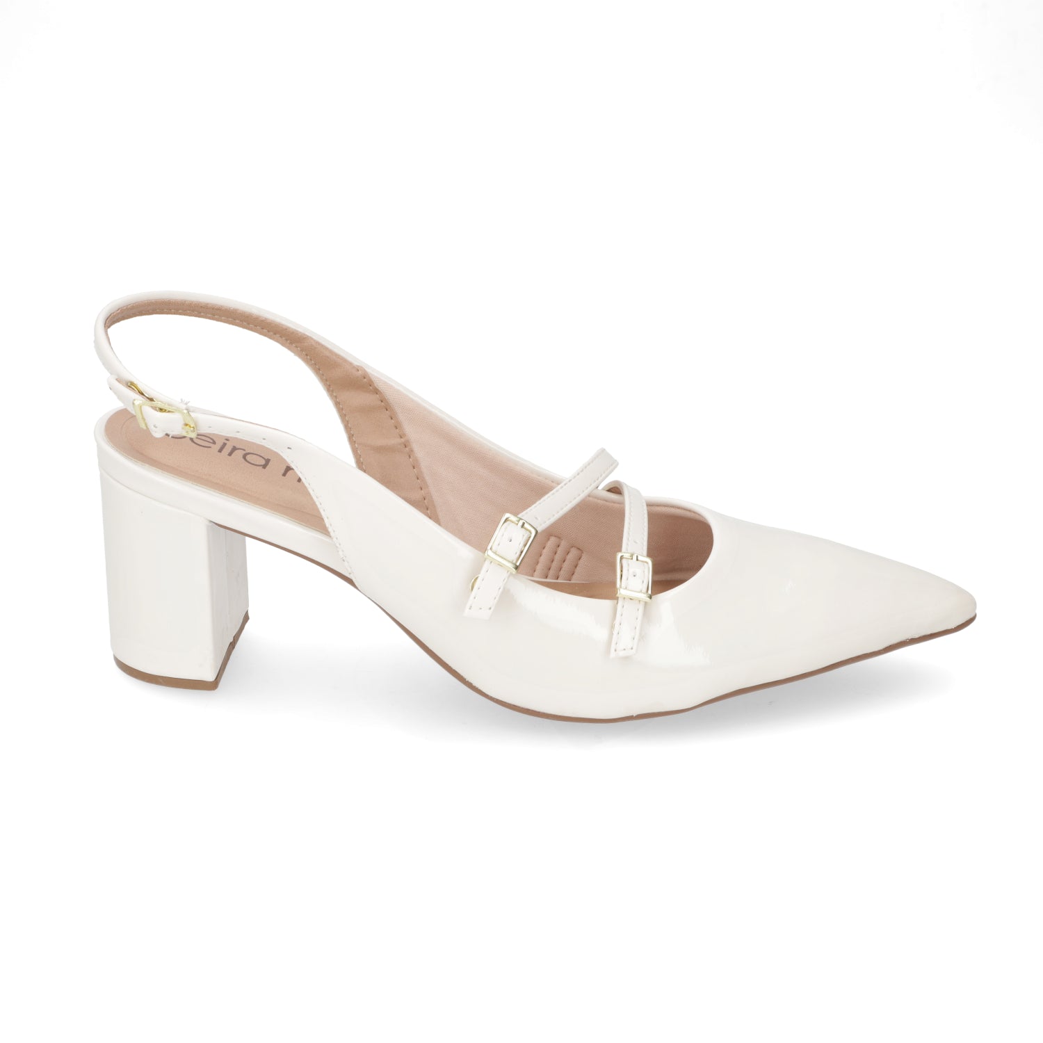 Taco Cuadrado Eco Cuero Blanco 4241-234-13488-35312