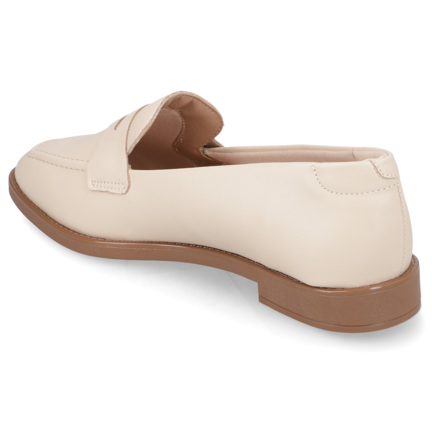 Mocasin Crema Beira Rio 35 / Crema