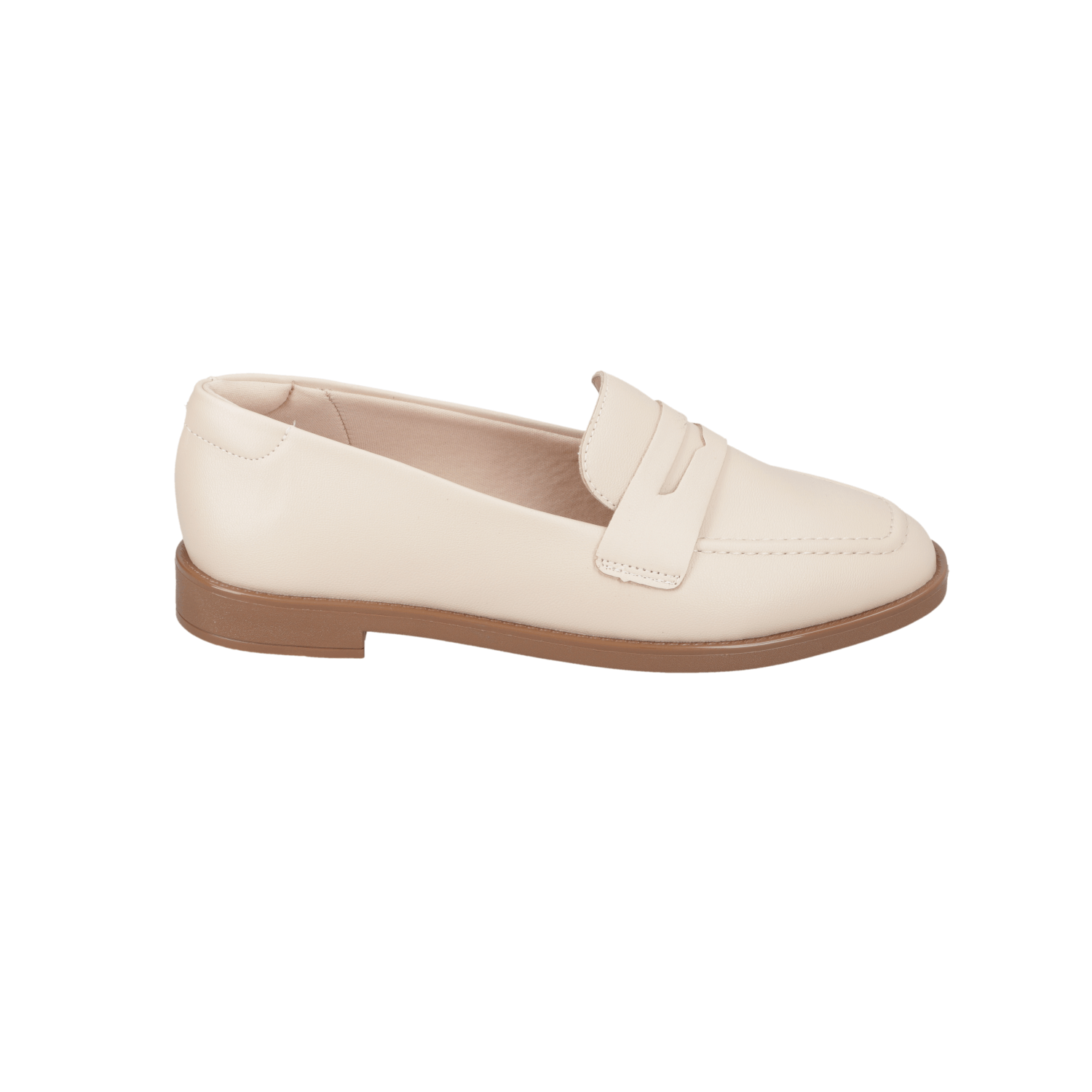 Mocasin Crema Beira Rio 35 / Crema