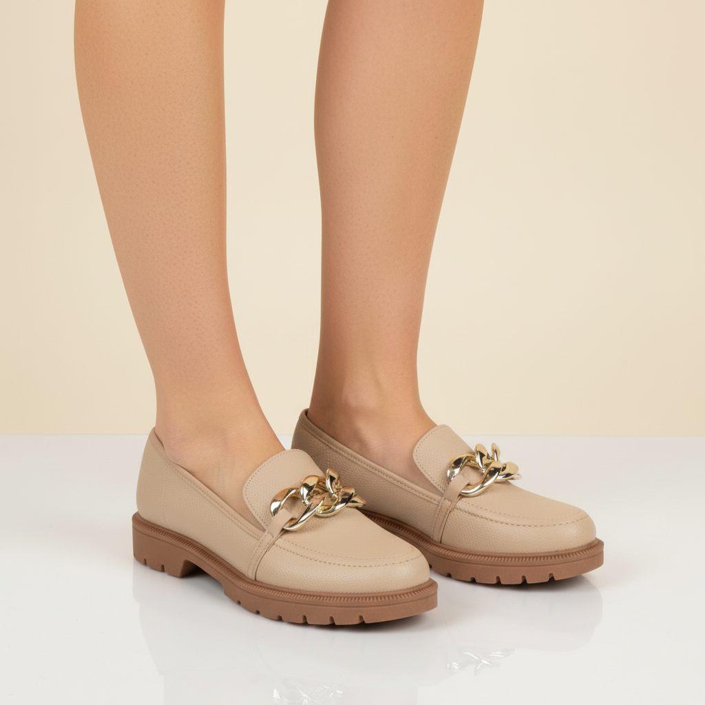 Mocasin Beige Beira Rio