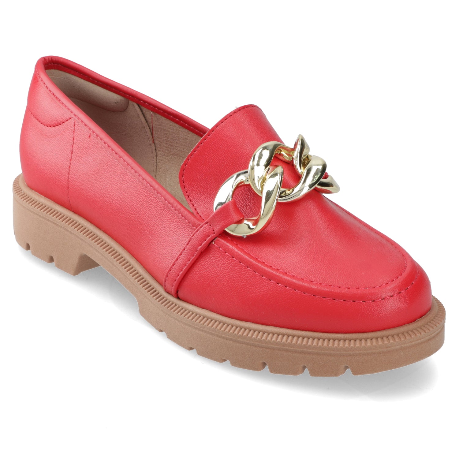 Mocasines Rojo Beira Rio 35 / Rojo