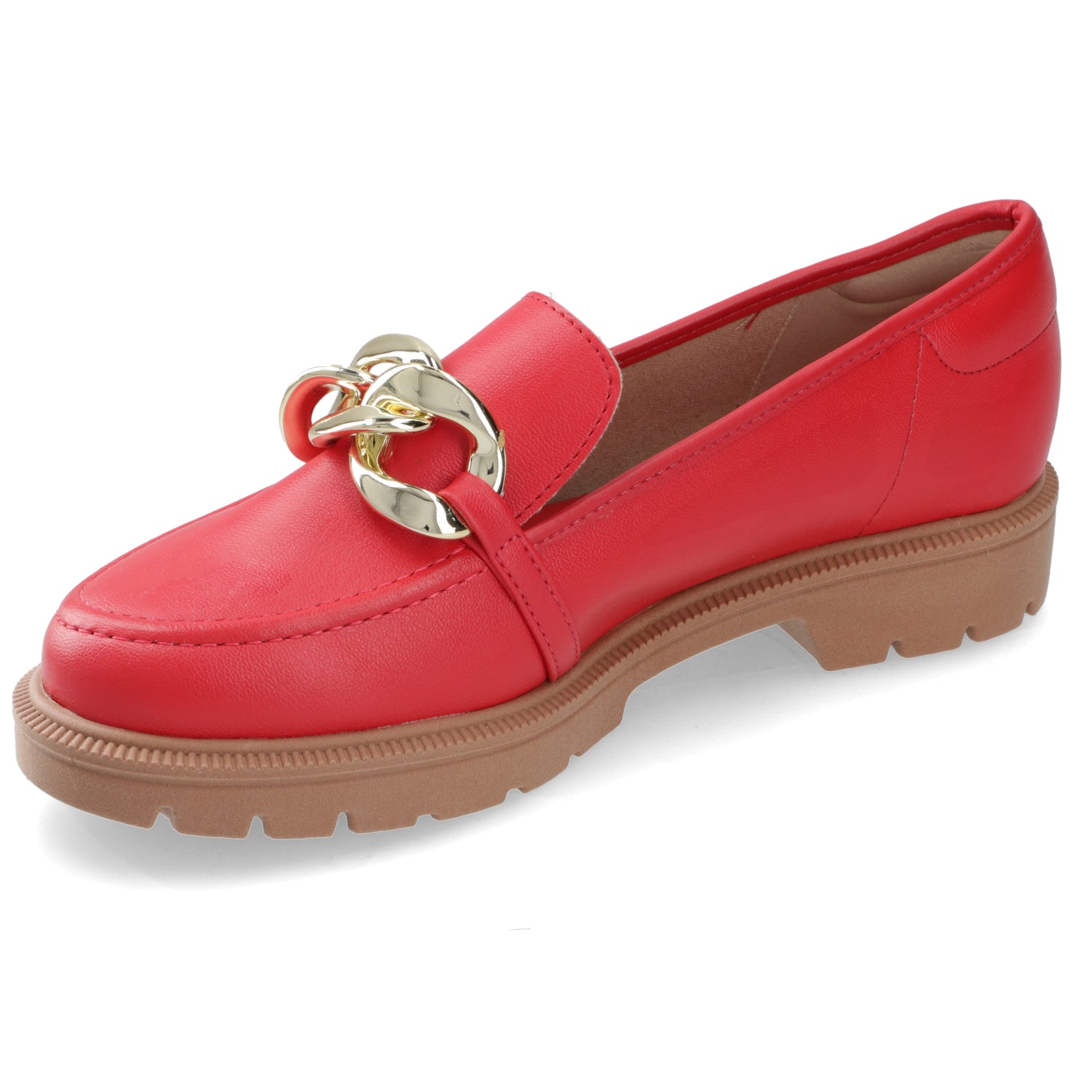 Mocasines Rojo Beira Rio 35 / Rojo